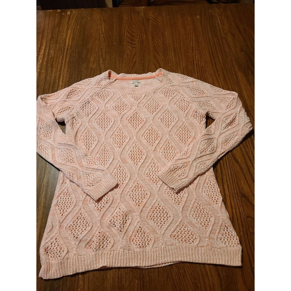 Sonoma Life STYLE Womens Pullover Sweater Pink Large EOC
